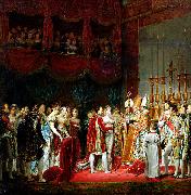 Georges Rouget Marriage of Napoleon I and Marie Louise. 2 April 1810. Sweden oil painting artist